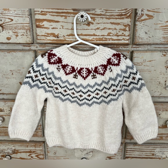 Cutest chunky knit sweater from Zara Sz 12-18 months - Picture 1 of 4
